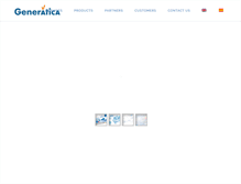 Tablet Screenshot of generatica.com